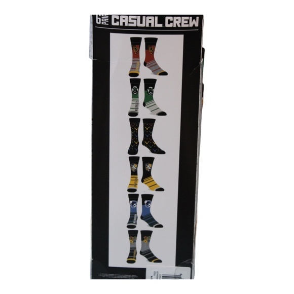 Harry Potter Mens Crew Socks 8-12 - Picture 3 of 4